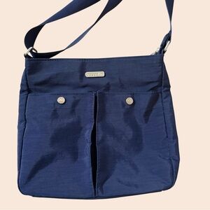 Baggallini Navy Blue Nylon Crossbody Bag